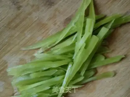 Make Salt pickled silk step 2