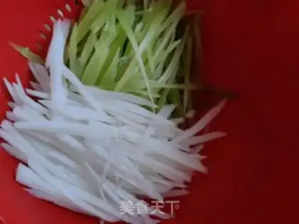 Make Salt pickled silk step 4