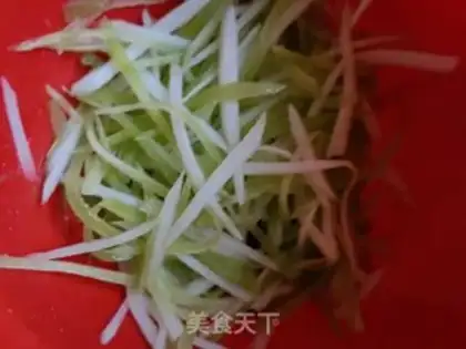 Make Salt pickled silk step 5