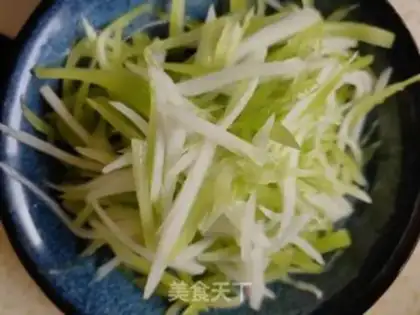 Make Salt pickled silk step 6