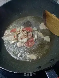 Make Pork cabbage fried mushrooms step 5