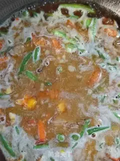 Make Five bean bean bean potato noodles step 15