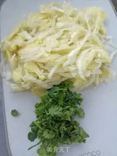 Make Shrimp skin, veggie step 1
