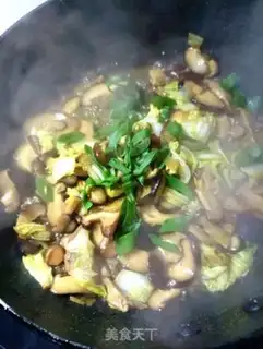 Make Pork cabbage fried mushrooms step 10