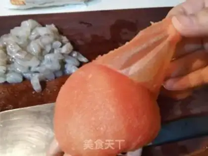 Make Tomato shrimp step 1