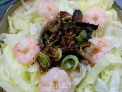 Make Shrimp and sea cucumber step 12
