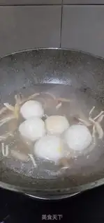 Make Eelsballs, mushroom soup step 6