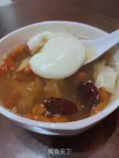 Make Red-tree egg soup step 6