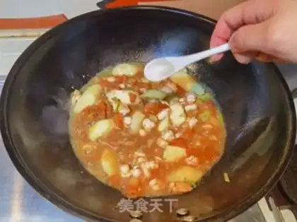 Make Tomato shrimp step 16