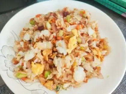 Make Five-colored rice step 10