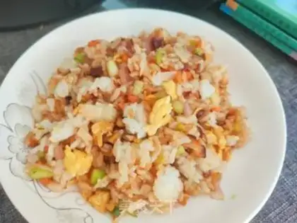 Make Five-colored rice step 12