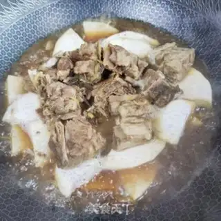 Make Curtain burning potatoes step 5