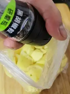 Make Air-cooked fries step 1