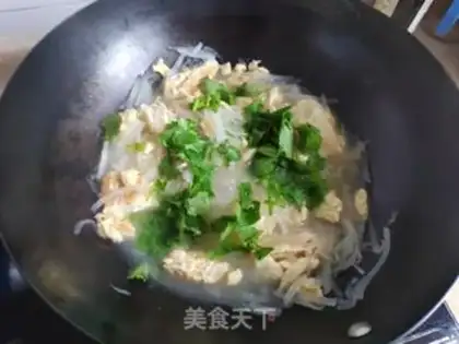Make Fried egg radish soup step 6