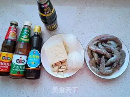 Make ♪ Flowers with rich garlic shrimp ♪ step 0