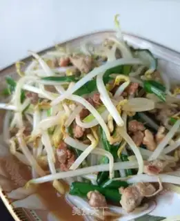 Make The green bean sprouts step 11