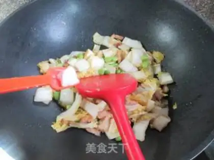 Make Bean-swissed cabbage step 10