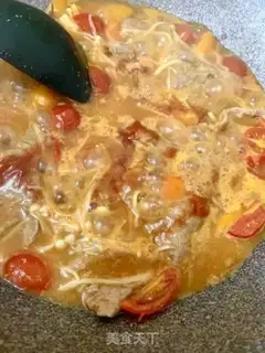 Make Soup beef omelet step 6