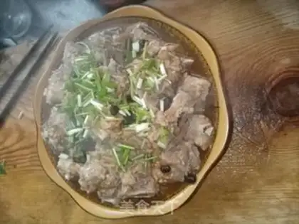 Make Garlic bean ribs step 12