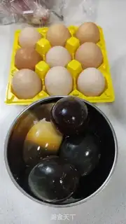 Make Eggs, pine sausages step 0