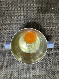 Make Egg oatmeal soup step 1
