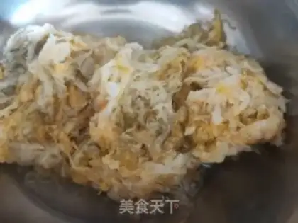 Make Sour sauce and white meat step 1