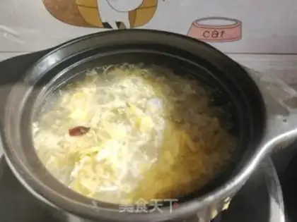 Make Sour sauce and white meat step 3