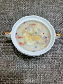 Make Egg oatmeal soup step 7