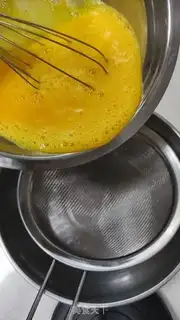 Make Eggs, pine sausages step 7
