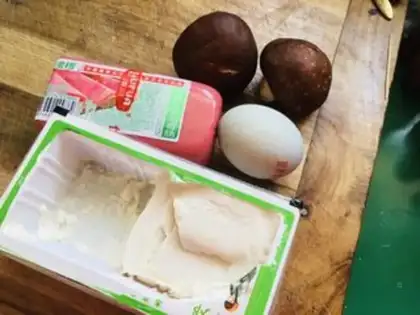 Make Pumpkin tofu step 0