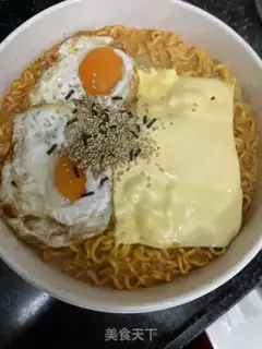 Make Milk cheese and turkey noodles step 8