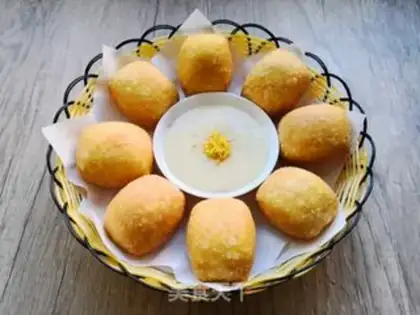 Make Fried buns step 20