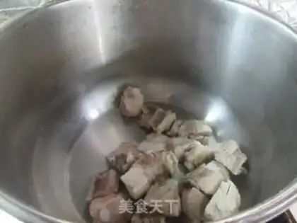 Make Egg dumplings, tofu ribs step 1