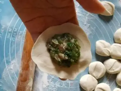 Make Pork dumplings step 19