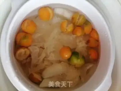 Make Silver orange Sydney soup step 0