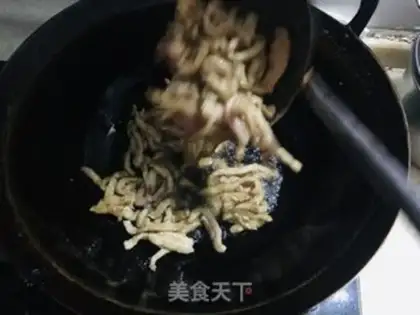 Make Garlic Fried Ridge step 5