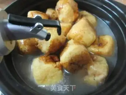 Make Egg dumplings, tofu ribs step 7