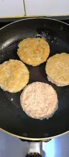 Make Chicken pancakes step 8