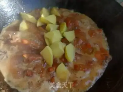 Make Carrot potatoes, chicken wings step 15
