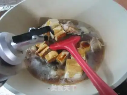 Make Rubber fish tofu step 8