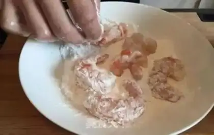 Make Mustard shrimp balls step 2