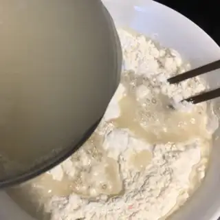 Make Egg dumplings step 4