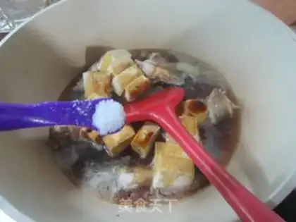 Make Rubber fish tofu step 9