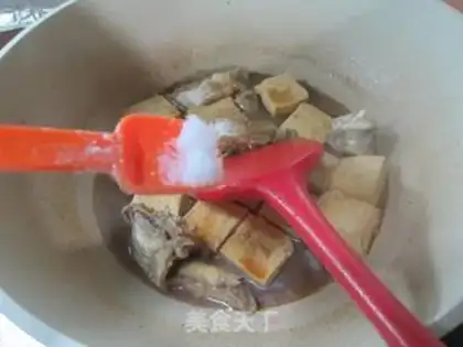 Make Rubber fish tofu step 12