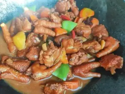 Make Carrot potatoes, chicken wings step 18