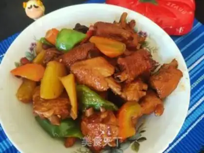 Make Carrot potatoes, chicken wings step 21
