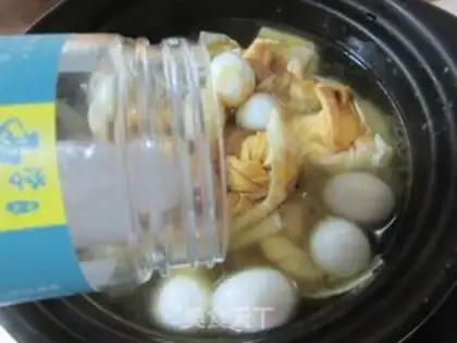 Make The quail egg leaves step 9