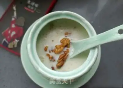 Make walnut milk oatmeal step 7