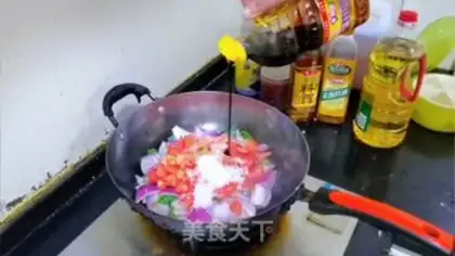 Make Onion egg noodles step 3