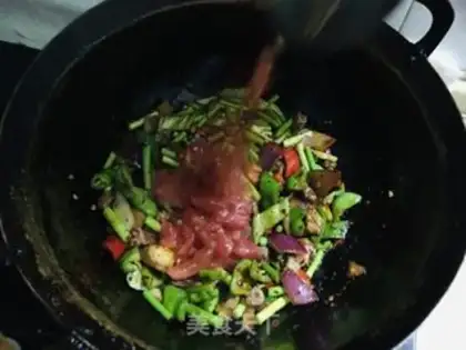 Make The lamb pasta fish step 8